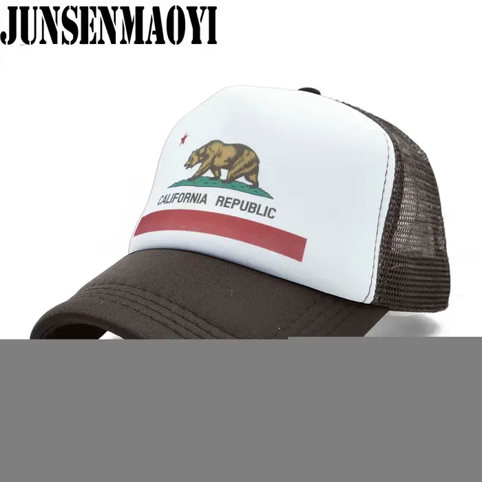 Casquette de camionneur de la république de Californie pour hommes et femmes