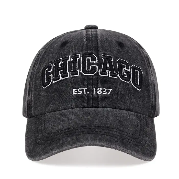 Casquette de Baseball brodée Chicago coréenne pour hommes et femmes