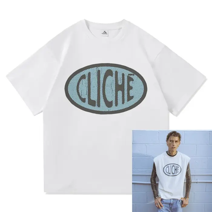 Mgk perdu Americana Album t-shirt 2025 chanson Cliche rétro hommes/femmes vêtements Harajuku haute qualité