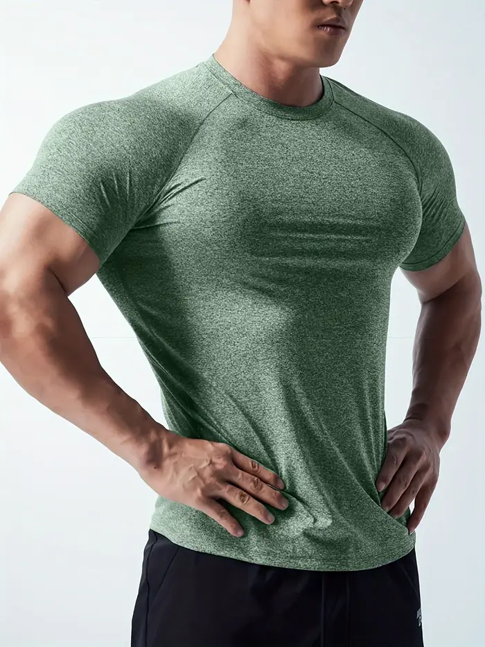 T-shirt pour homme, t-shirt de fitness pour homme