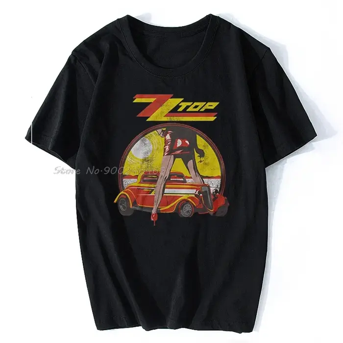 Crazy Streetwear hommes Zz haut jambes vintage Rock T-Shirt Hip Hop hommes coton t-shirts hauts Hara