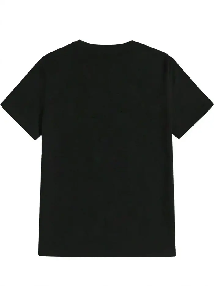 Hommes Vintage groupe de Rock graphique T-Shirt "Cypress Hill" imprimé noir Polyester col rond manches courtes