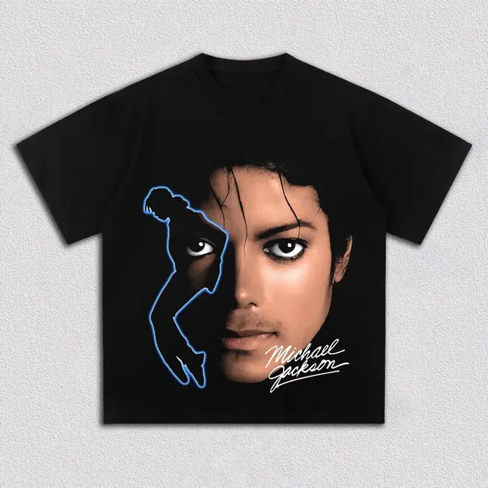 Michael Jackson 2026 Merch MJ T-shirt décontracté en coton pour hommes Y2k Casual Tour Exclusive Fan