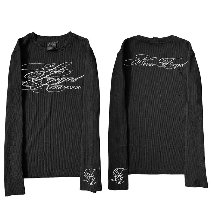 T-shirt tricoté à manches longues pour hommes et femmes