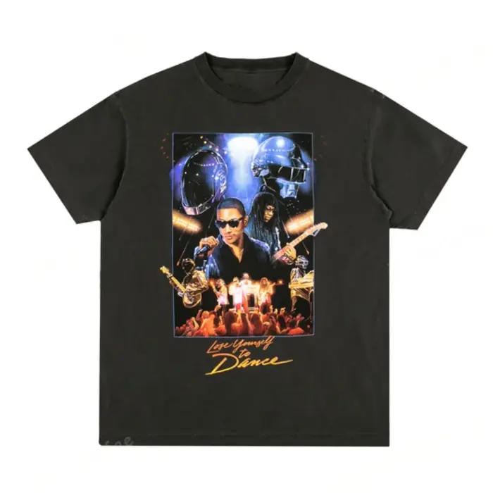 T-shirt d'été Daft Punk pour hommes