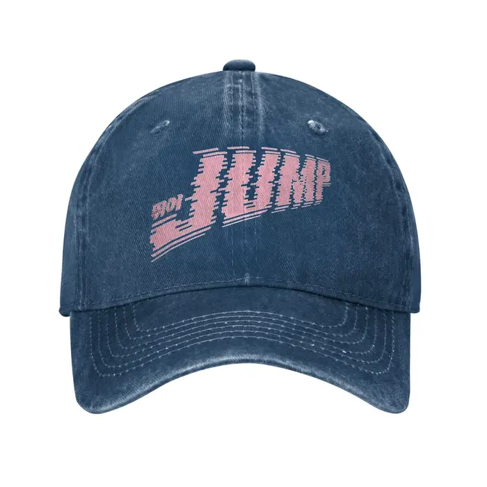 Casquette imprimée Pinkes Jump Kpop pour hommes et femmes, chapeau de camionneur en coton, couvre-ch