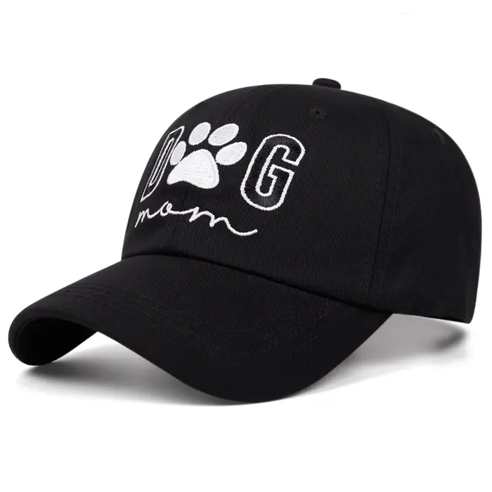 Casquettes de baseball brodées avec empreintes d'animaux pour femmes et hommes, style hip-hop décont