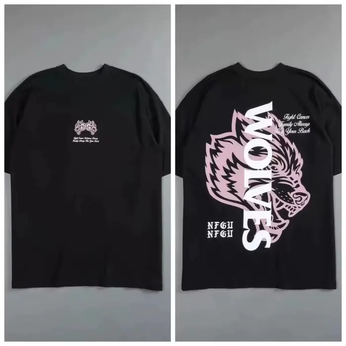 T-shirt de sport et de loisirs Wolf Head pour hommes et femmes, marque de luxe, nouvelle collection 