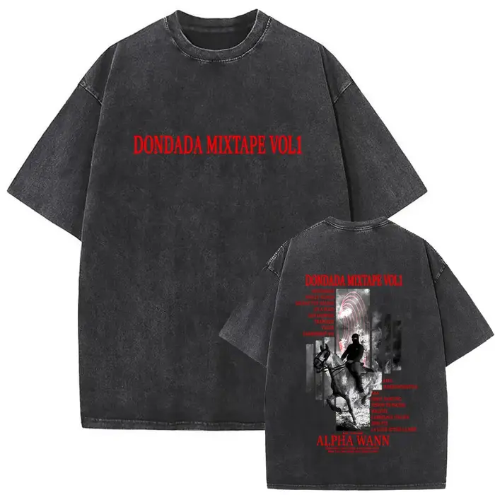Rappeur Tiakola Bdlm Album graphique lavé Vintage T-shirt hommes femmes Hip Hop mode Pop musique T-s