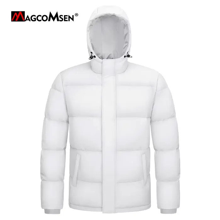 Doudoune à capuche imperméable pour homme