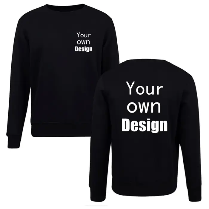 Sweat à capuche personnalisé faites votre conception Logo texte hommes femmes imprimer
