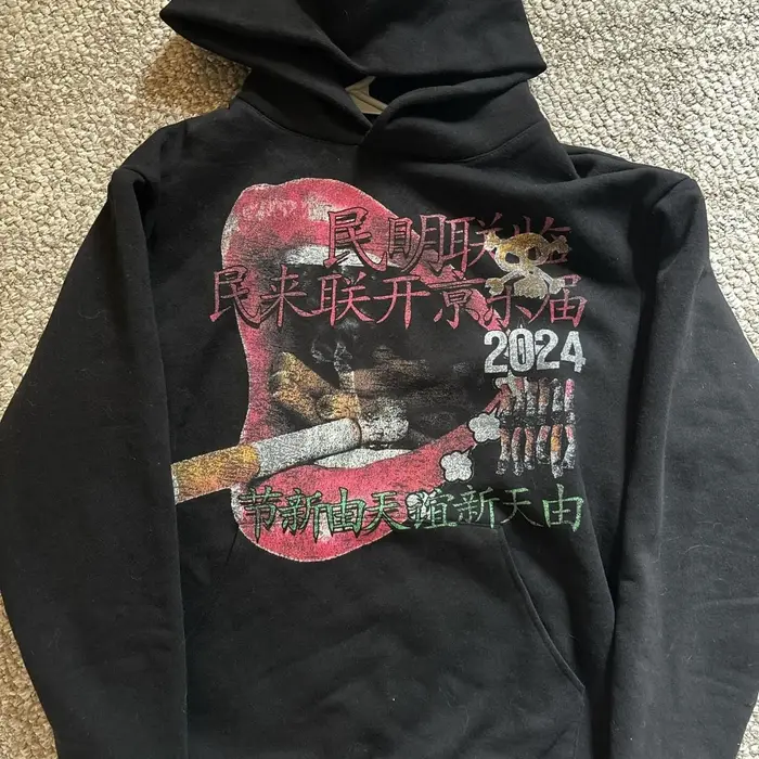 Sweat-shirt à capuche surdimensionné pour femme, vêtement d'hiver, haut Grunge, Style japonais des a