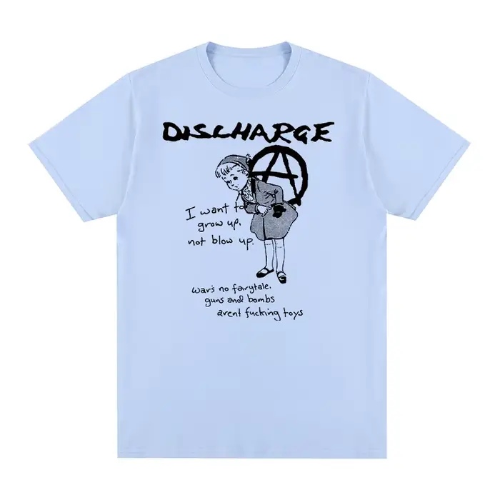 DISCHARGE Vintage T-shirt d-battement croûte punk nouveaux os cassés varukers crass coton hommes T-s