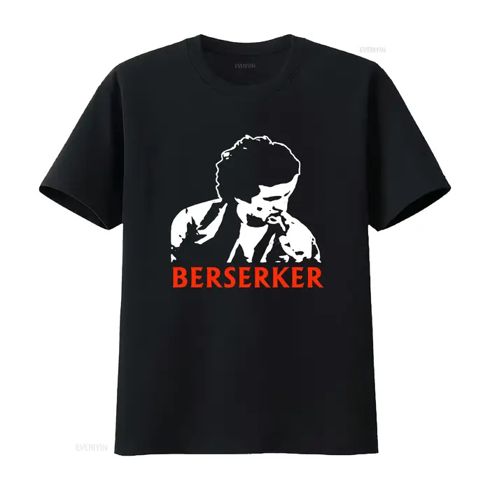 T-shirt rétro Clerks Berserker Cult Movie, vintage, délavé, polyvalent, streetwear, doux, légèrement