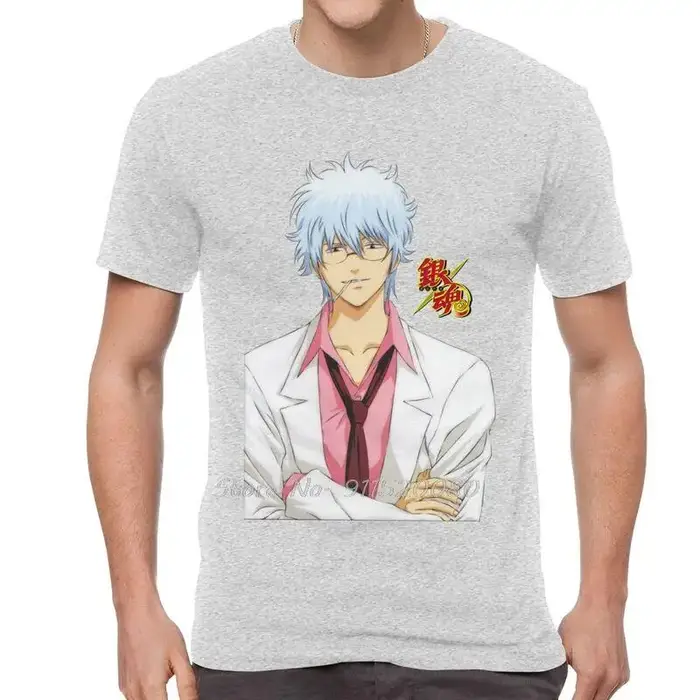 T-shirt Manga japonais Gintama pour hommes