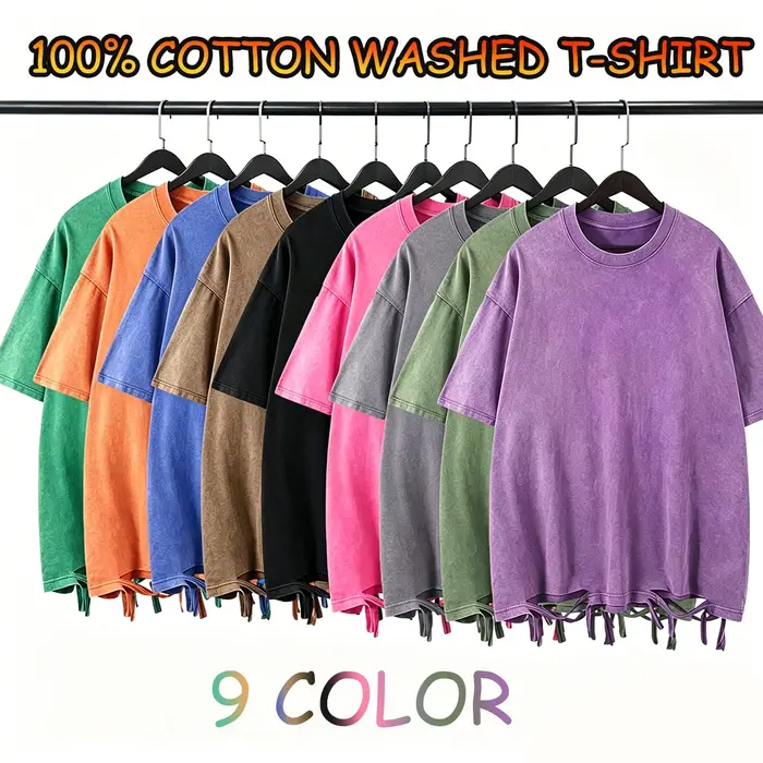 Mode couleur unie trous lavés T-Shirts femmes 100% coton à manches courtes rue Hip Hop t-shirt doux confortable vêtements
