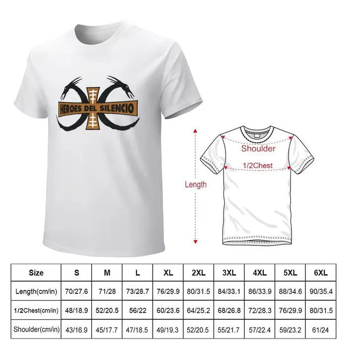 T-shirt blanc pour hommes, motif reconnaissance du silence, sublime