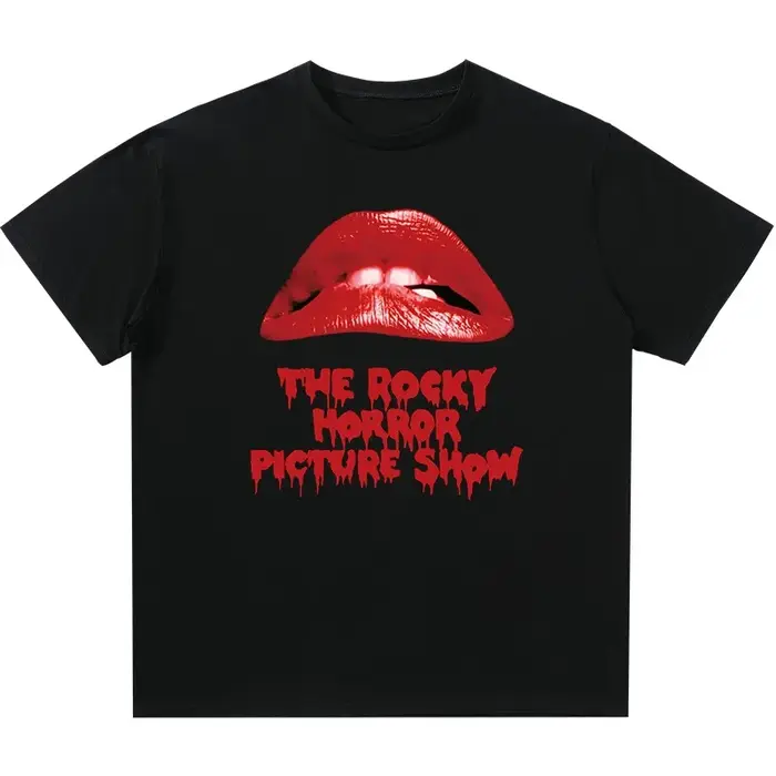 T-shirt à manches courtes The Rocky Horror Picture Show, T-shirt homme à col rond ample, style stree