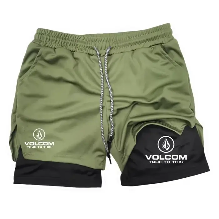Short de sport imprimé 2-en-1 pour homme VOLCOM