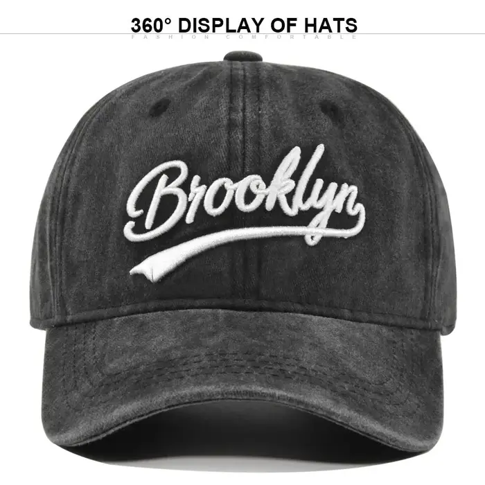 Casquettes de baseball Brooklyn brodées
