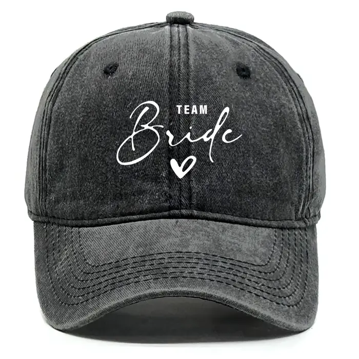 Casquette de baseball blanche imprimée TEAM Bride, réglable, tendance, style hip-hop, unisexe, pour 