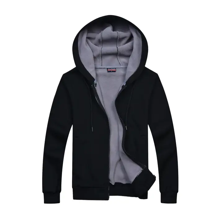 Sweat à capuche zippé à manches longues pour hommes et femmes, sweat-shirt imprimé avec logo personn