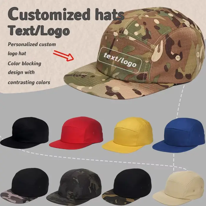 Casquette de baseball en coton avec logo personnalisé pour hommes et femmes