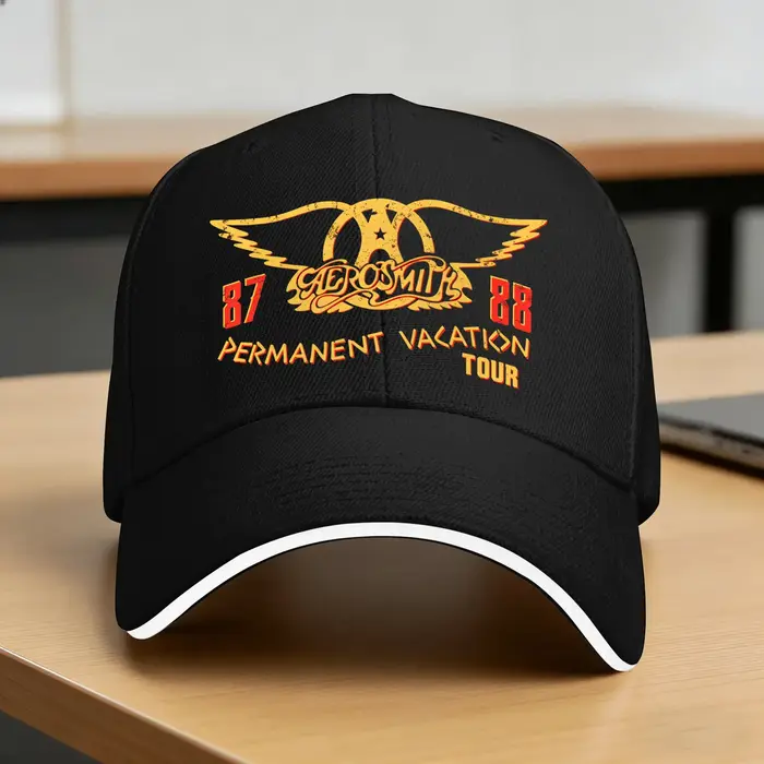 Casquette de baseball Aerosmith Permanent Vacation Tour '87-88