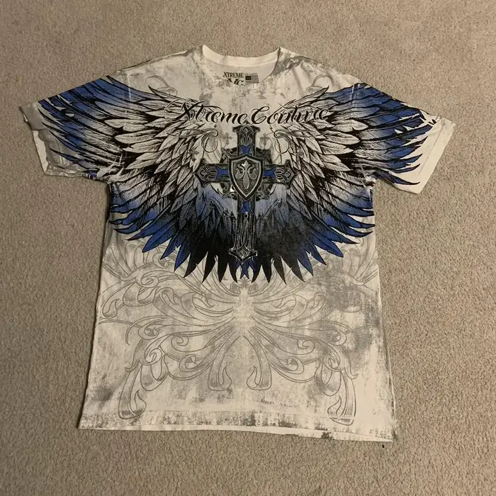 T-shirt pour homme avec imprimé gothique urbain 3D