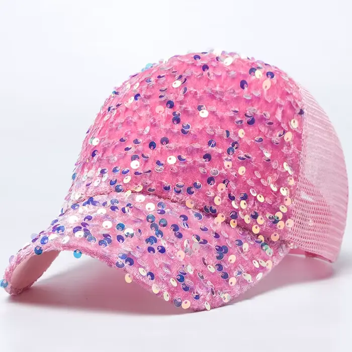 Casquette de Baseball à paillettes pour femmes