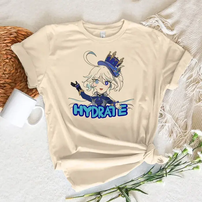 Furina-T-shirt graphique japonais pour femme