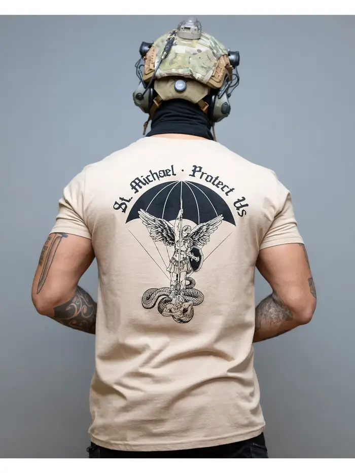 T-shirt imprimé Angel Warrior pour hommes