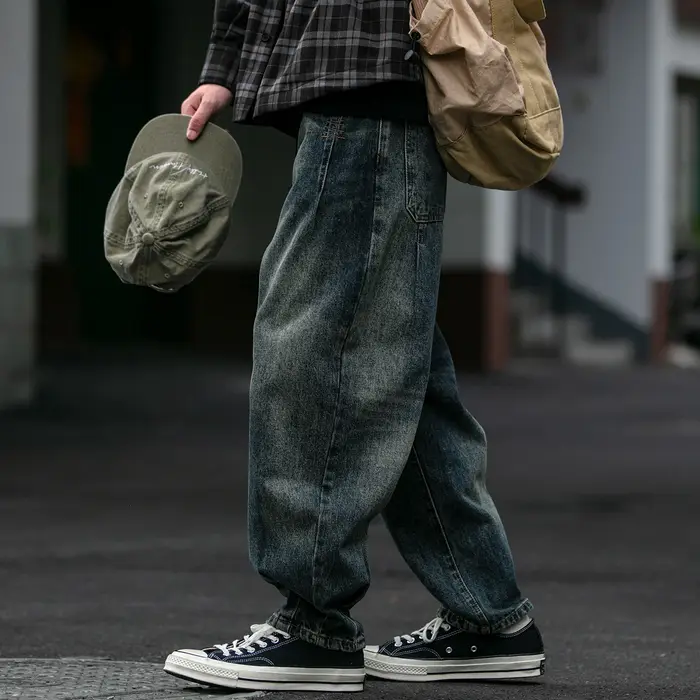 Pantalon Cargo en Denim pour hommes