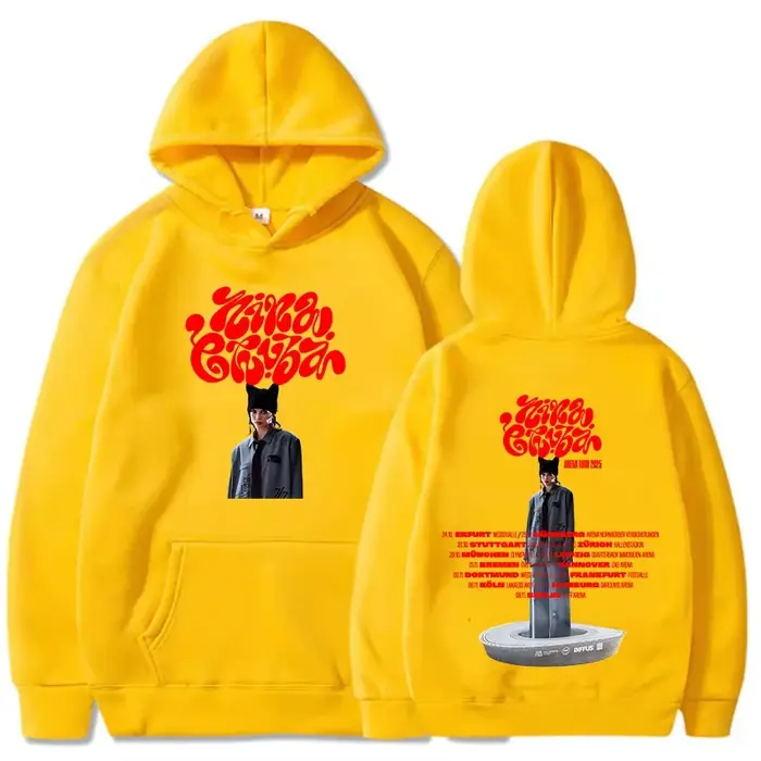 Arena Tour 2025 Nina Chuba sweats à capuche Sudaderas Para Mujer hiver femmes hommes vêtements chanteur impression