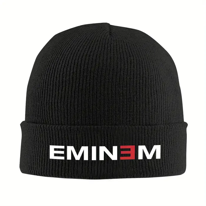 Nouveau bonnet tricoté Eminem Rapper Rap God, bonnet d'hiver chaud unisexe, casquette de musique hip