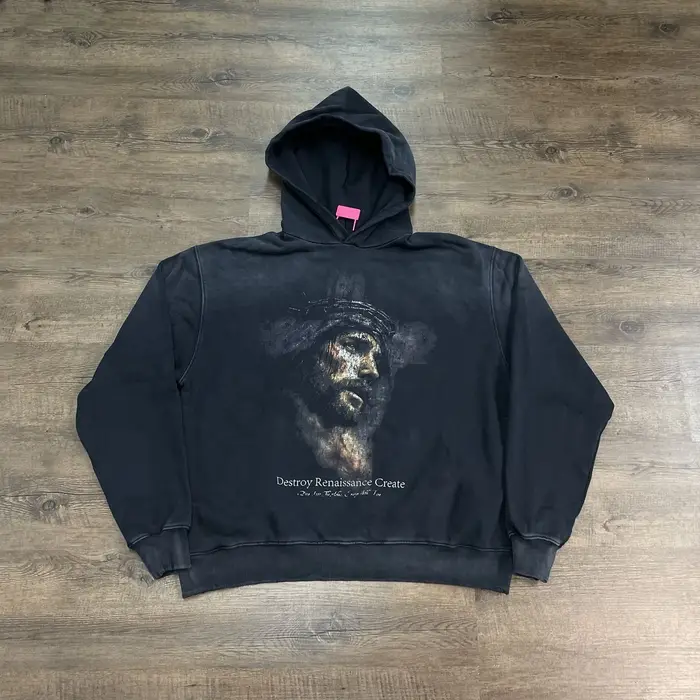 Yao mode Saint de Michael Streetwear ample surdimensionné Vintage rétro à capuche hommes vêtements g