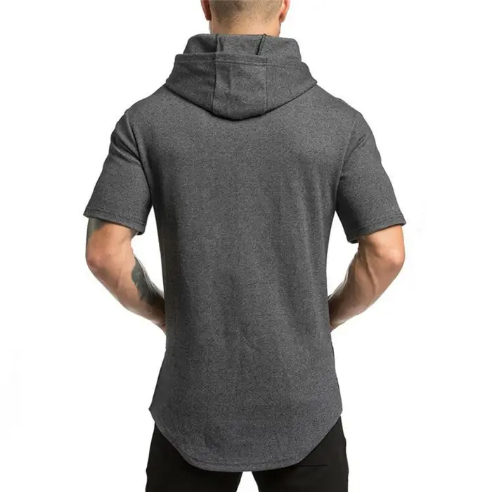 T-shirt à Capuche et Manches Courtes pour Homme