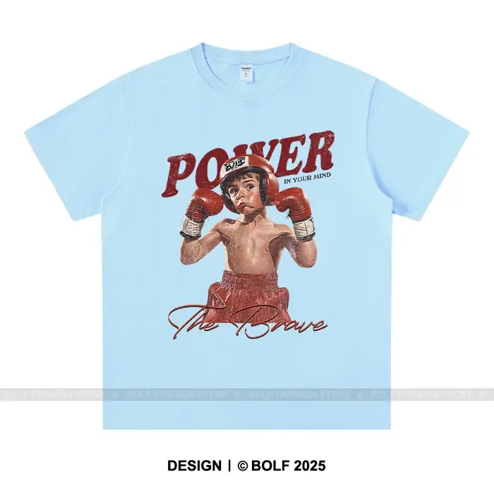 Boxe Gym Boy imprimé hommes femmes T-Shirt 100% coton surdimensionné graphique hauts t-shirts pour l