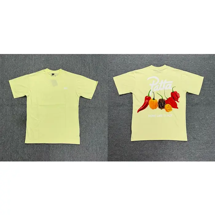 T-shirt PATTA décontracté streetwear de haute qualité, col rond, imprimé logo, manches courtes, livr