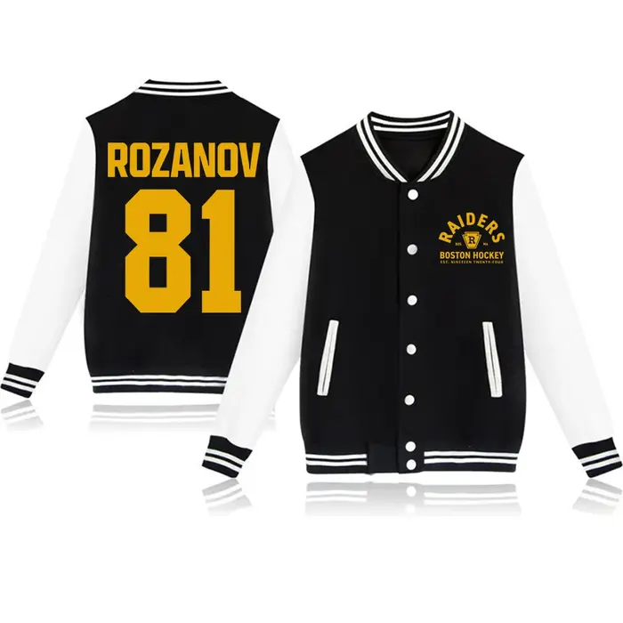Llya Rozanov 81 uniforme de Baseball TV de rénovation chauffée veste à capuche unisexe Harajuku sweat Fan cadeau