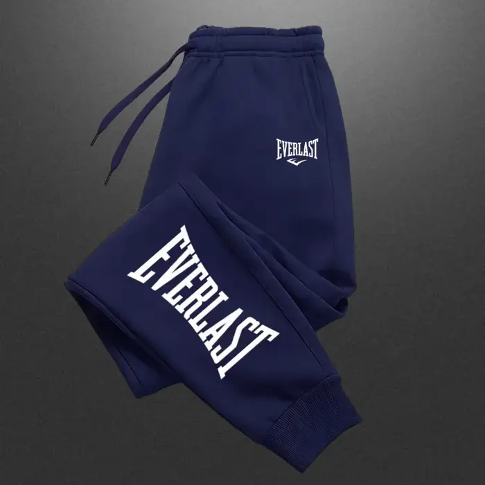 Pantalon de jogging EVERLAST 2026 pour hommes et femmes, pantalon de course en molleton, streetwear 