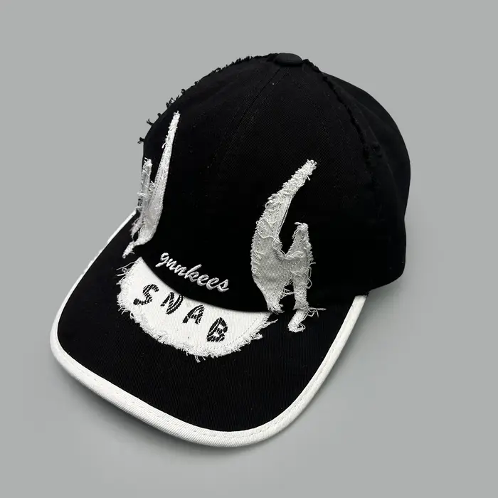 Nouvelles casquettes de baseball Niche Flame à double visière avec lettres brodées, unisexe, protect