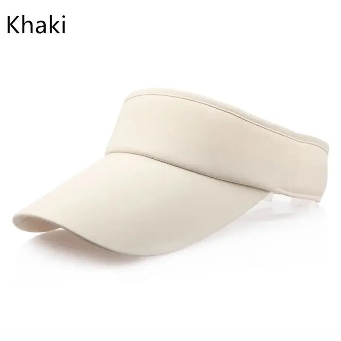 Casquette de soleil unisexe pour femmes, idéale pour le tennis et le golf, avec bandeau intégré