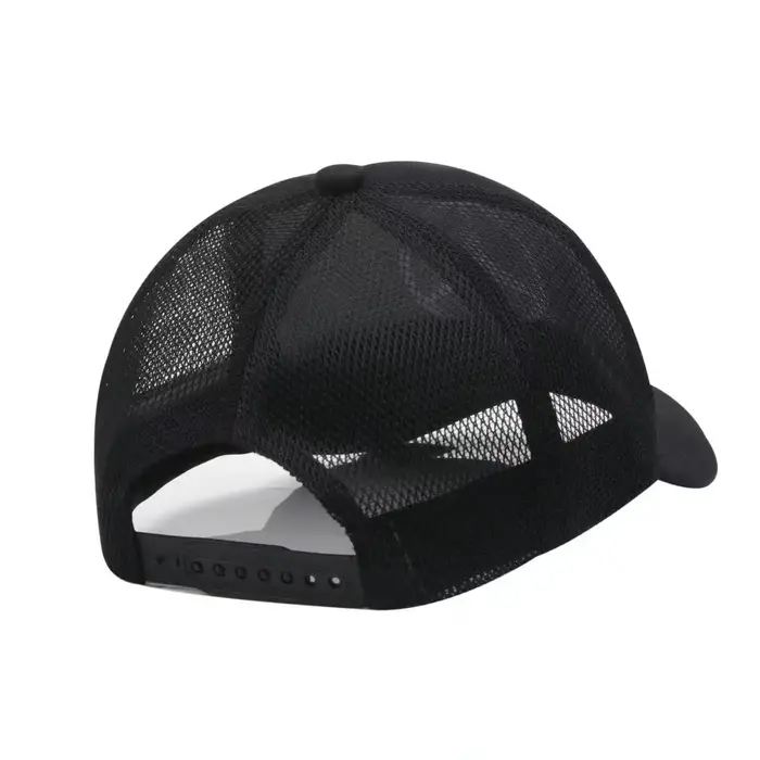 Casquette de baseball réglable en cuir et maille