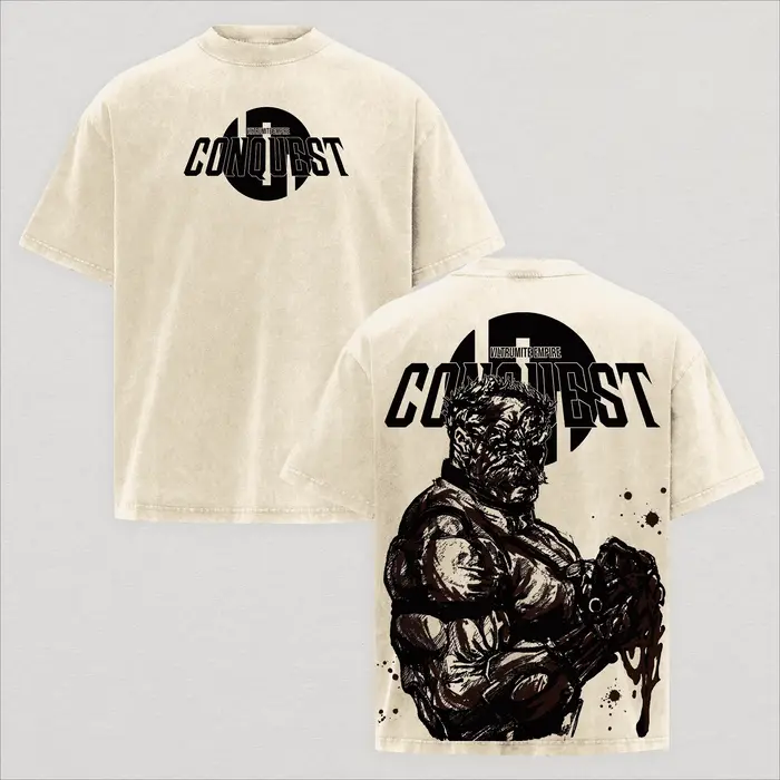 T-shirt Anime Invincible 2026 Vintage Y2K Lavé Oversize Col Rond Manches Courtes Coton Été Hauts Vêtements Homme