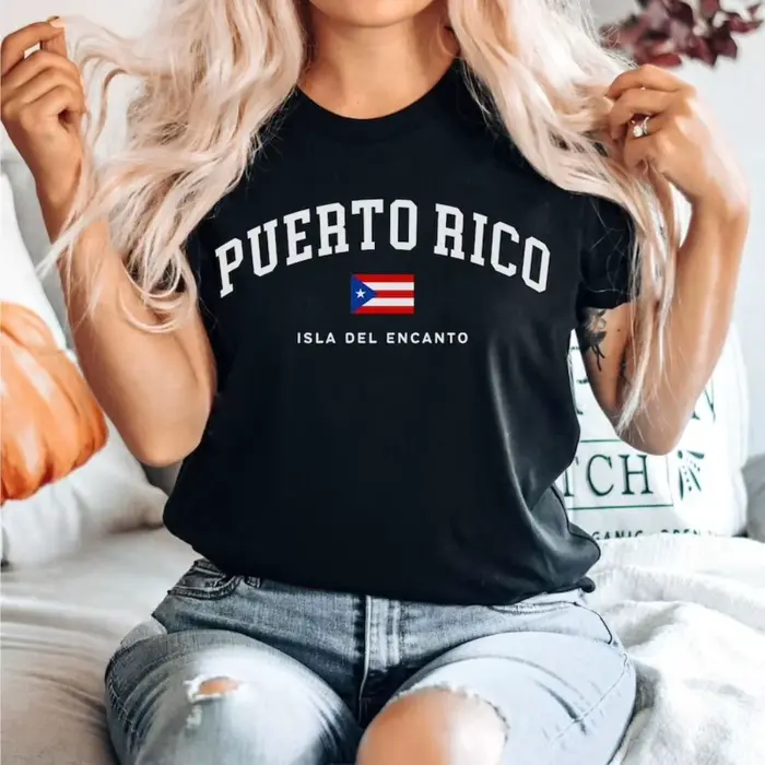 T-shirt graphique Isla Del Encanto Porto Rico pour hommes et femmes