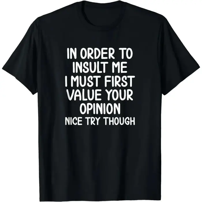 T-shirt graphique imprimé personnalisé pour hommes, cadeau drôle, blague, Industries castique, ordre