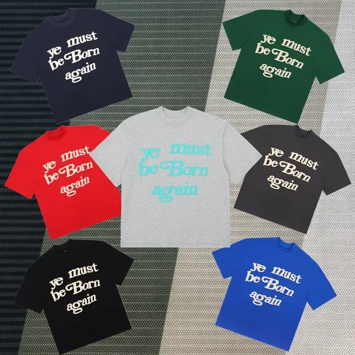 SAINT OF MICHAEL Kanye West Streetwear impression moussante vêtements amples surdimensionnés t-shirts hauts t-shirt pour hommes