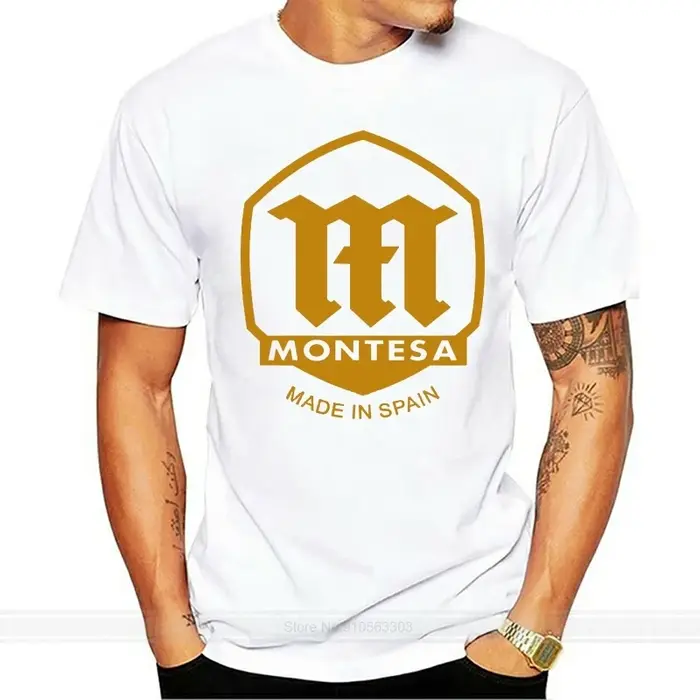 Montesa Espana moto T-Shirt haute qualité coton T-Shirt hommes à manches courtes toutes saisons traj