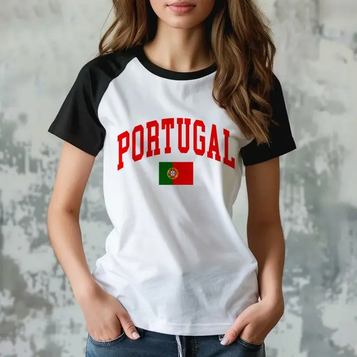 Portugal Tee femmes été bande dessinée drôle t-shirts fille designer années 2000 vêtements japonais